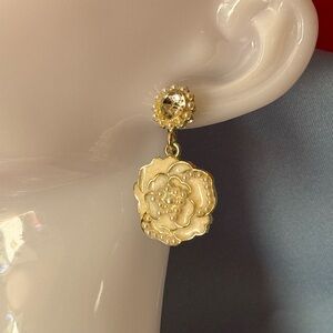 Gold Earrings Elegant Jewelry